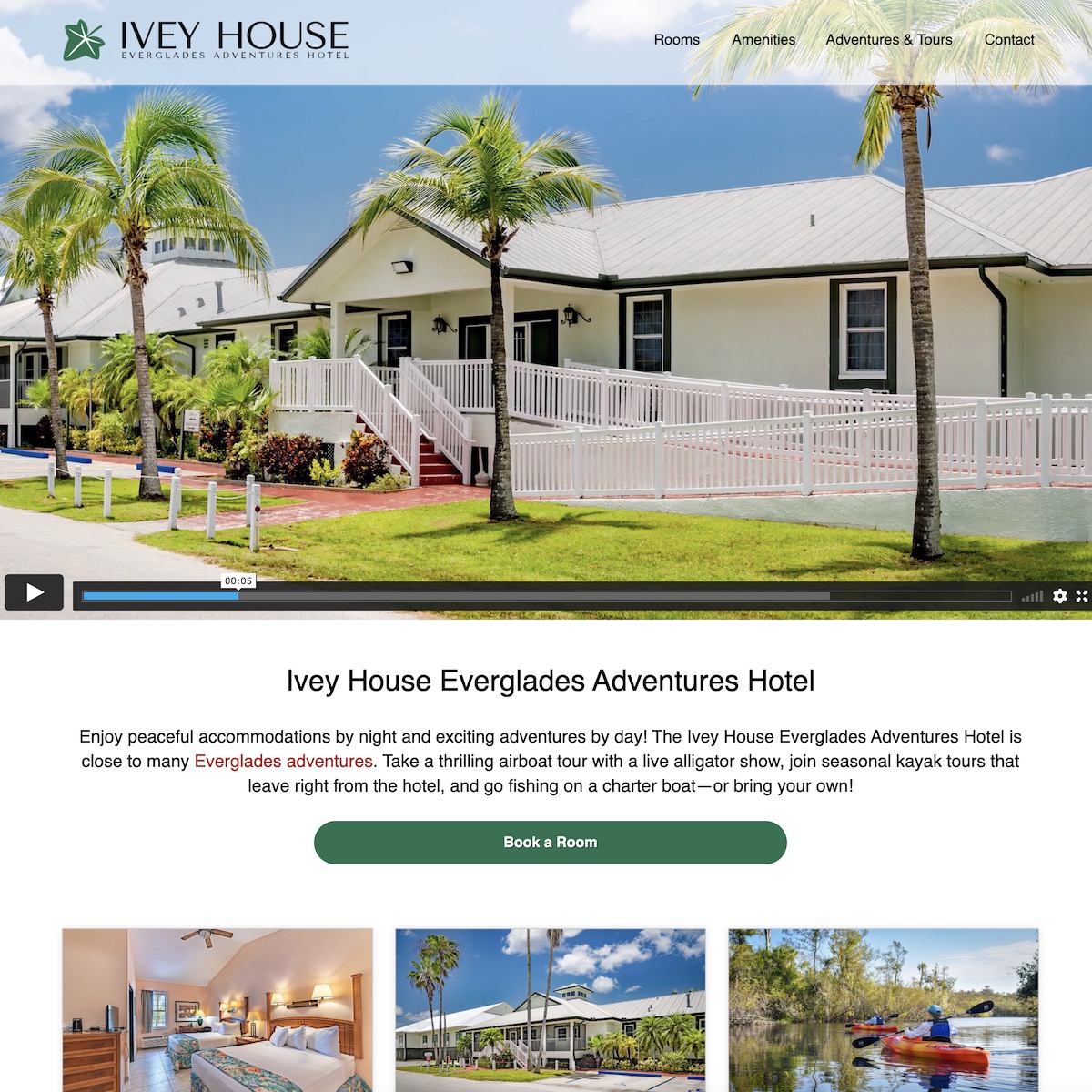 Ivey House Everglades Adventures Hotel