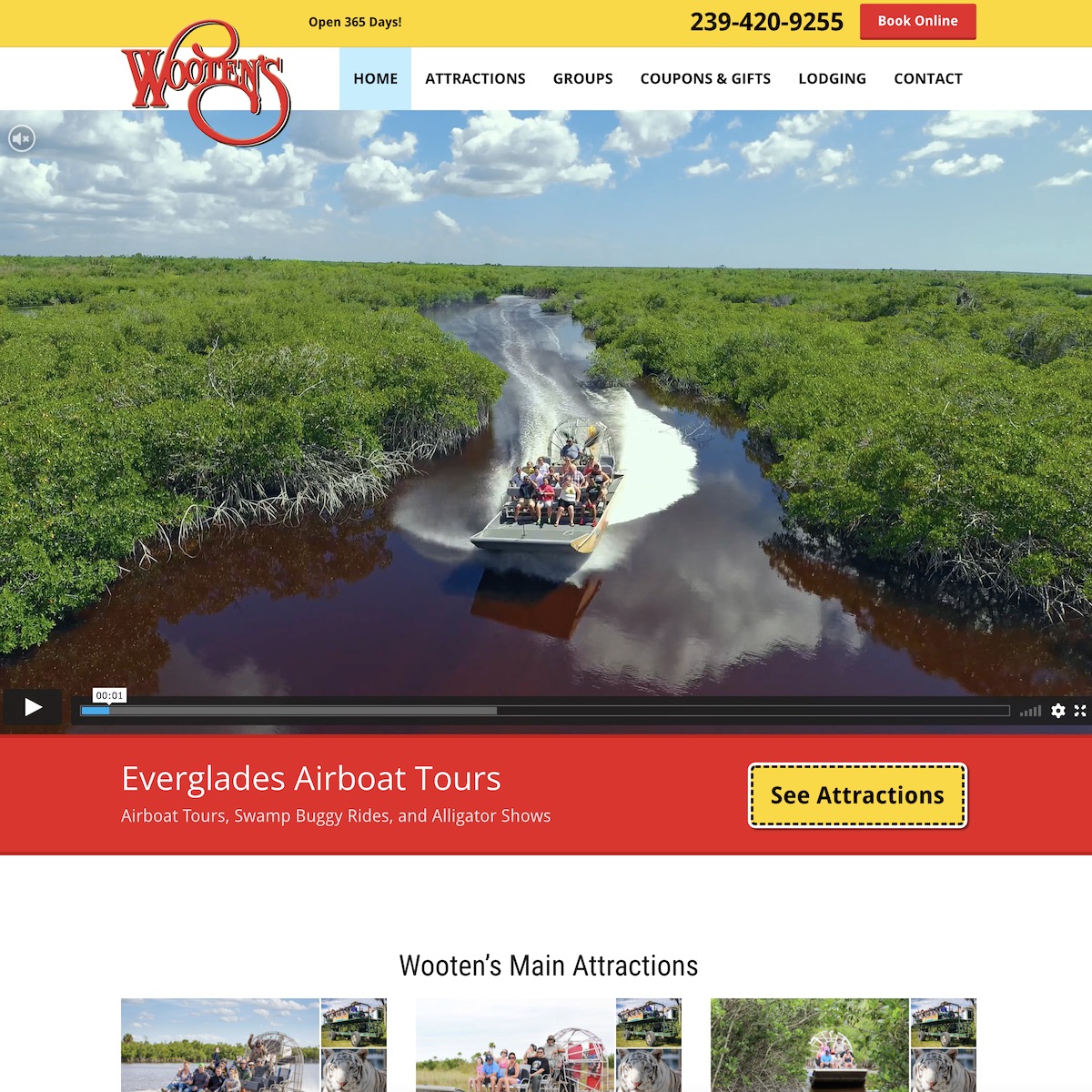 Wooten's Everglades Airboat Tours